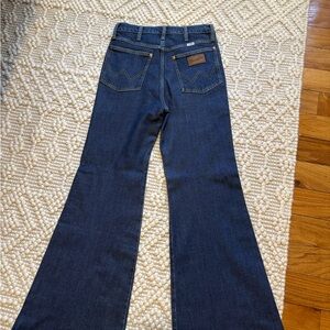 Wrangler Dark Blue Wide Leg Jeans